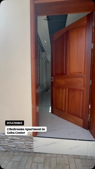 Nyumba/Apartment ya vyumba viwili inapangishwa Goba, Dar Es Salaam