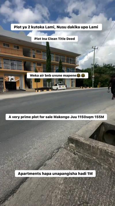 Plots for sale at Makongo, Dar Es Salaam