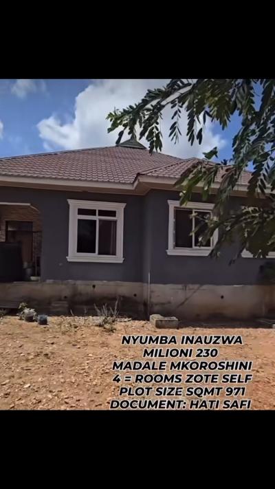 4 Bedrooms House for sale at Madale, Dar Es Salaam