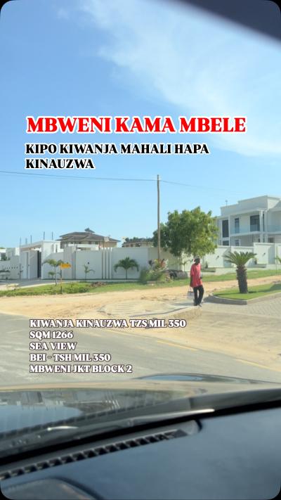 Kiwanja kinauzwa Mbweni, Dar Es Salaam