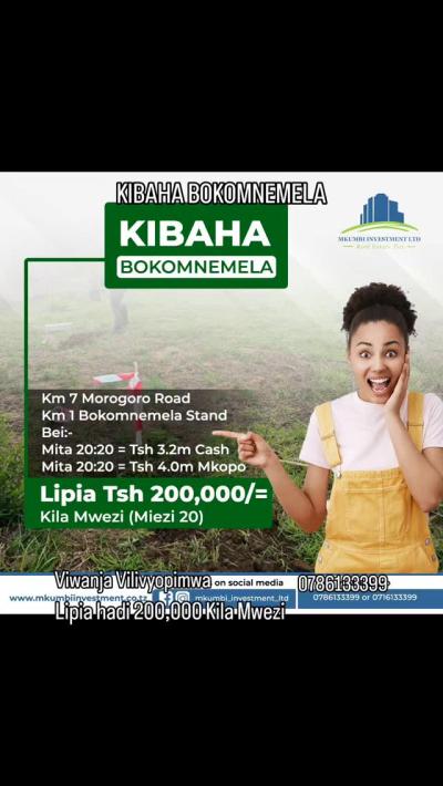 Plots for sale at Kibaha, Pwani