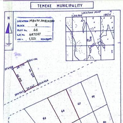 Plots for sale at Mbutu, Tabora