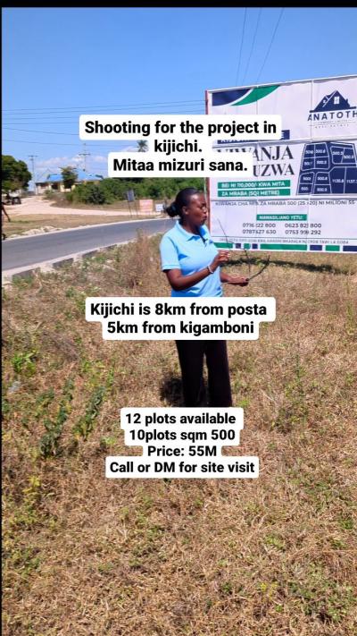 Plots for sale at Kijichi, Dar Es Salaam