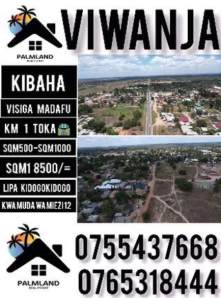 Plots for sale at Kibaha, Pwani