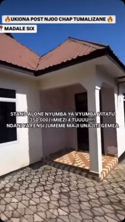 2 Bedrooms House for Rent at Madale, Dar Es Salaam