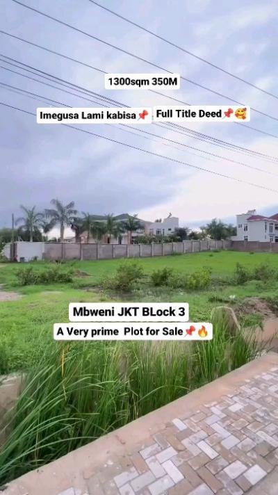 Plots for sale at Mbweni, Dar Es Salaam