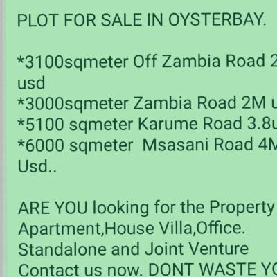 Plot for sale at Masaki, Pwani