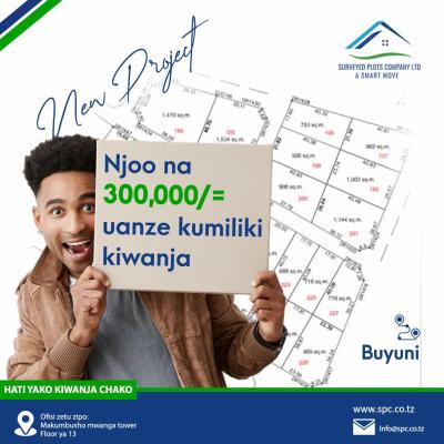 Plots for sale at Buyuni, Dar Es Salaam