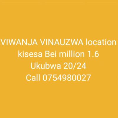 Plots for sale at Kisesa, Mwanza