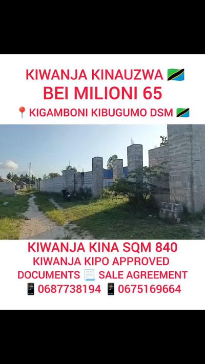 Plot for sale at Kigamboni, Dar Es Salaam