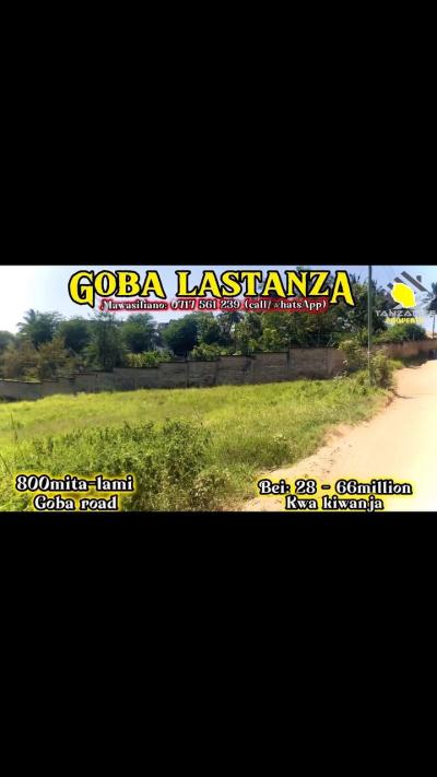 Plots for sale at Goba, Dar Es Salaam