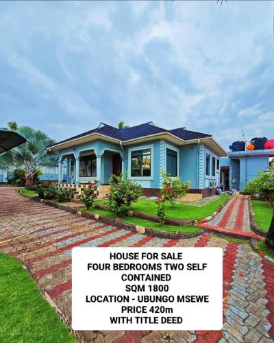 4 Bedrooms House for sale at Ubungo, Dar Es Salaam