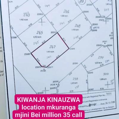 Plot for sale at Mkuranga, Pwani