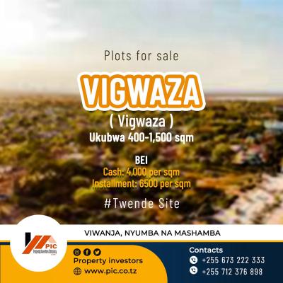 Plots for sale at Vigwaza, Pwani