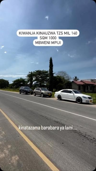 Kiwanja kinauzwa Mbweni, Dar Es Salaam