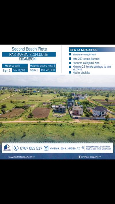 Plots for sale at Kigamboni, Dar Es Salaam