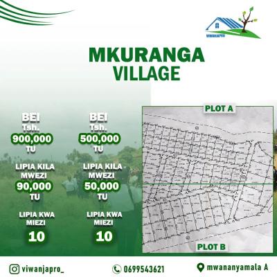 Plots for sale at Mkuranga, Pwani