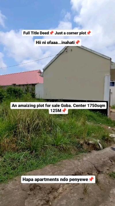 Plots for sale at Goba, Dar Es Salaam