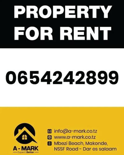 House/Apartment for Rent at Masaki, Pwani