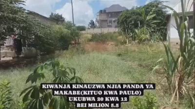 Plot for sale at Mbezi, Dar Es Salaam