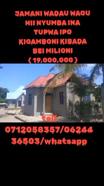 2 Bedrooms House for sale at Kigamboni, Dar Es Salaam