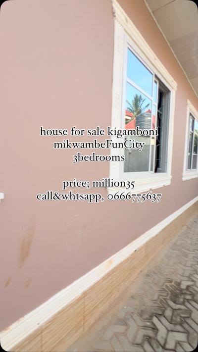 3 Bedrooms House for sale at Kigamboni, Dar Es Salaam