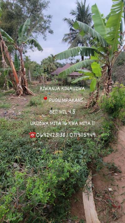 Plot for sale at Pugu, Dar Es Salaam