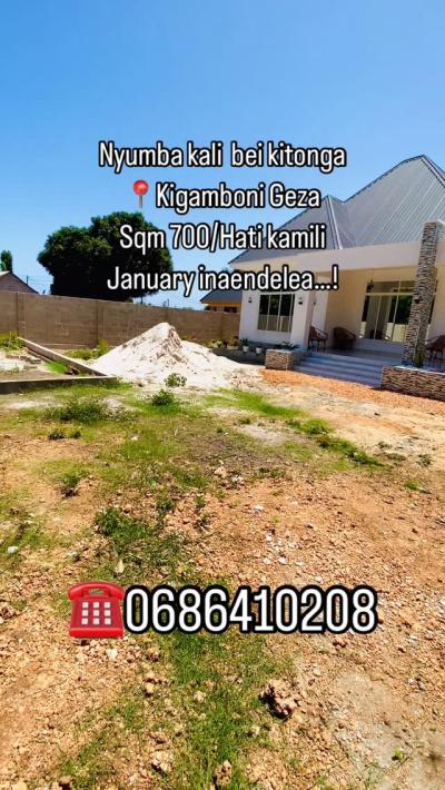 3 Bedrooms House for sale at Kigamboni, Dar Es Salaam