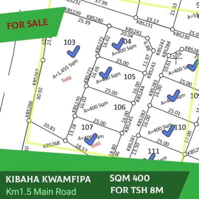 Plots for sale at Kibaha, Pwani