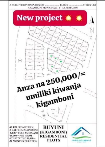 Plots for sale at Kisarawe, Pwani