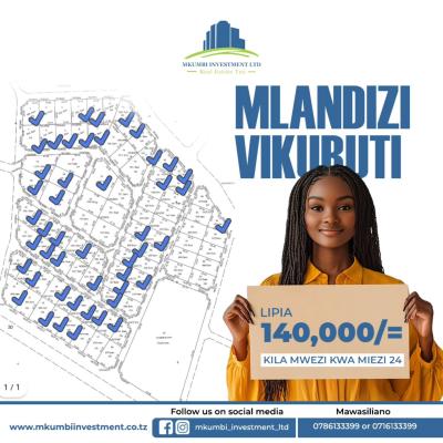 Plots for sale at Mlandizi, Pwani