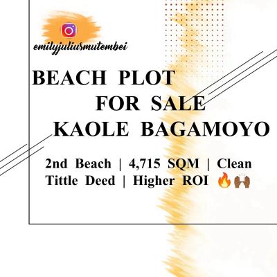 Plot for sale at Bagamoyo, Mbeya