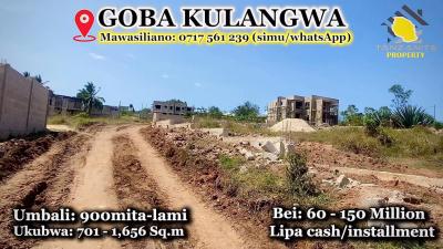 Plots for sale at Goba, Dar Es Salaam