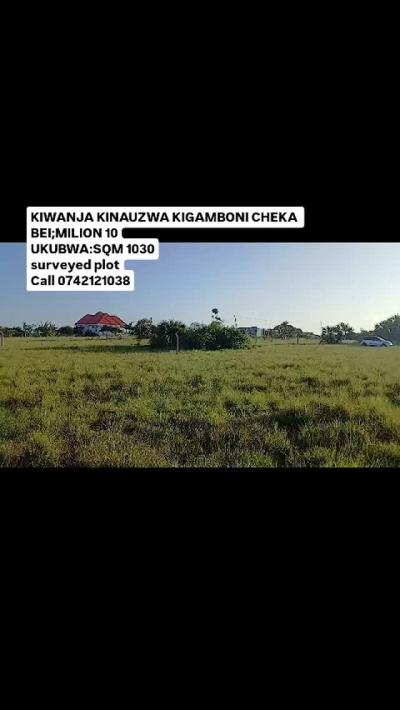 Kiwanja kinauzwa Kigamboni, Dar Es Salaam