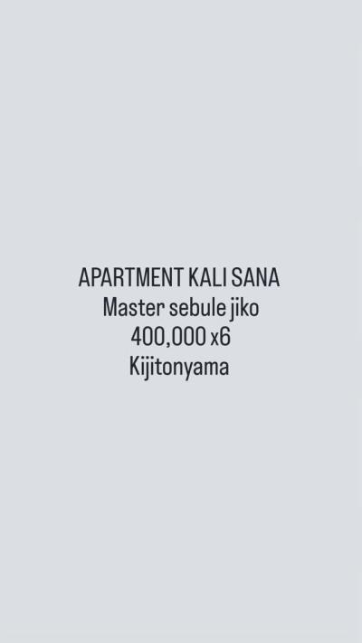 House/Apartment for Rent at Kijitonyama, Dar Es Salaam