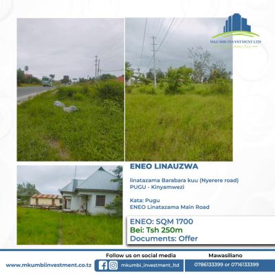 Plot for sale at Pugu, Dar Es Salaam