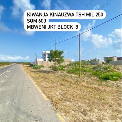 Plot for sale at Mbweni, Dar Es Salaam