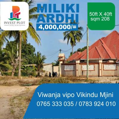 Plots for sale at Mbagala, Dar Es Salaam