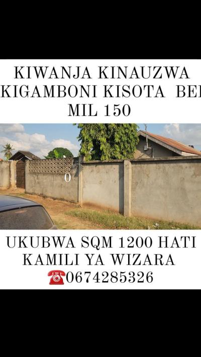 Kiwanja kinauzwa Kigamboni, Dar Es Salaam