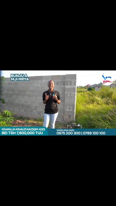 Plots for sale at Bunju, Dar Es Salaam