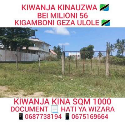 Plot for sale at Kigamboni, Dar Es Salaam