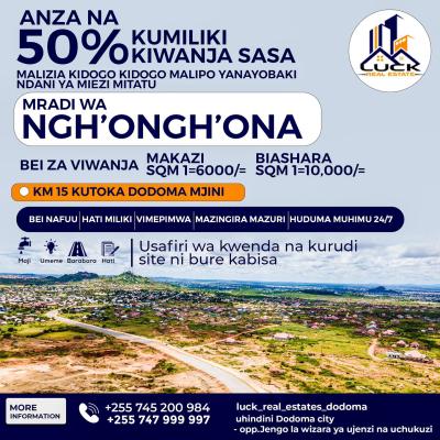 Plots for sale at Ihumwa, Dodoma