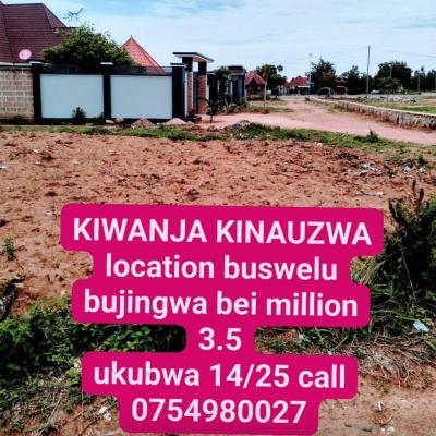 Plot for sale at Buswelu, Mwanza