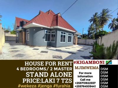 House for rent at Mjimwema, Dar Es Salaam