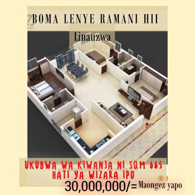 3 Bedrooms House for sale at Boma, Iringa