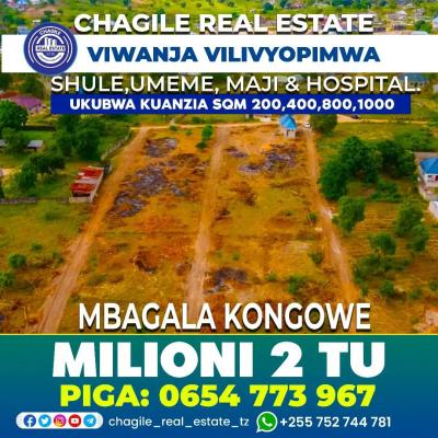 Plots for sale at Mbagala, Dar Es Salaam