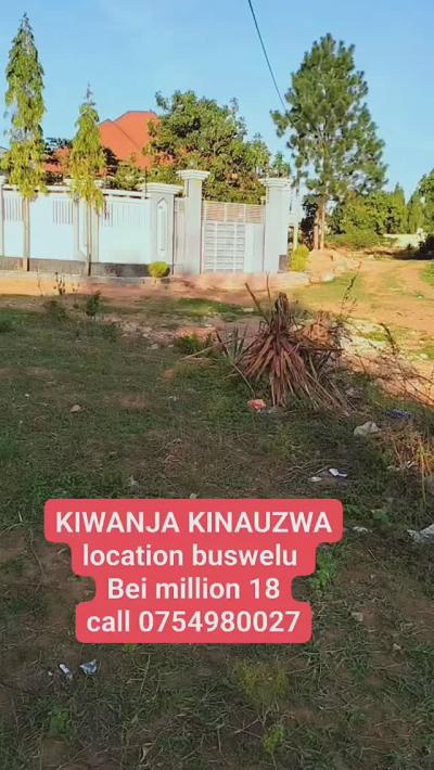 Kiwanja kinauzwa Buswelu, Mwanza