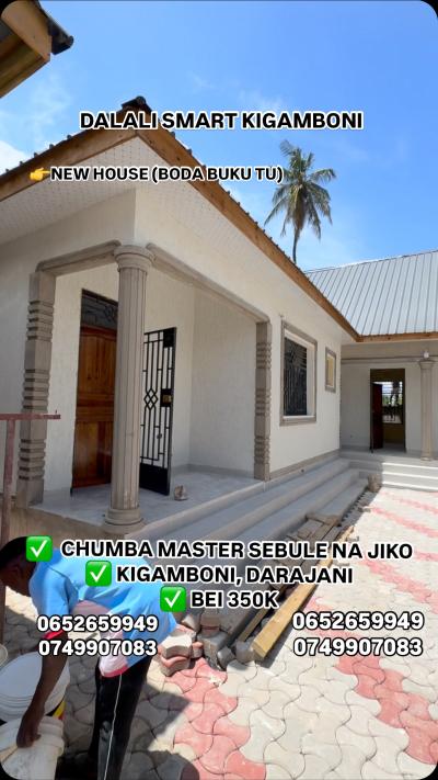 Nyumba ya chumba kimoja inapangishwa Kigamboni, Dar Es Salaam