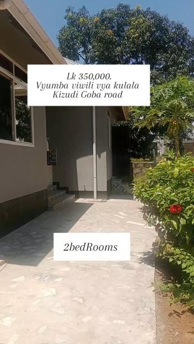 Nyumba ya vyumba viwili inapangishwa Goba, Dar Es Salaam