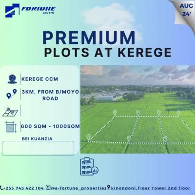 Plots for sale at Kerege, Pwani